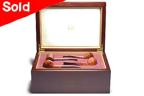 Alfred Dunhill Amber Root 4 Pipes Set
